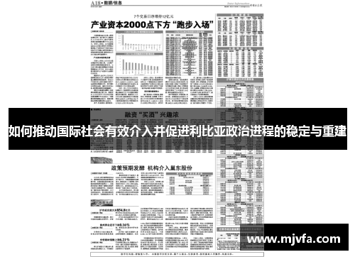 如何推动国际社会有效介入并促进利比亚政治进程的稳定与重建